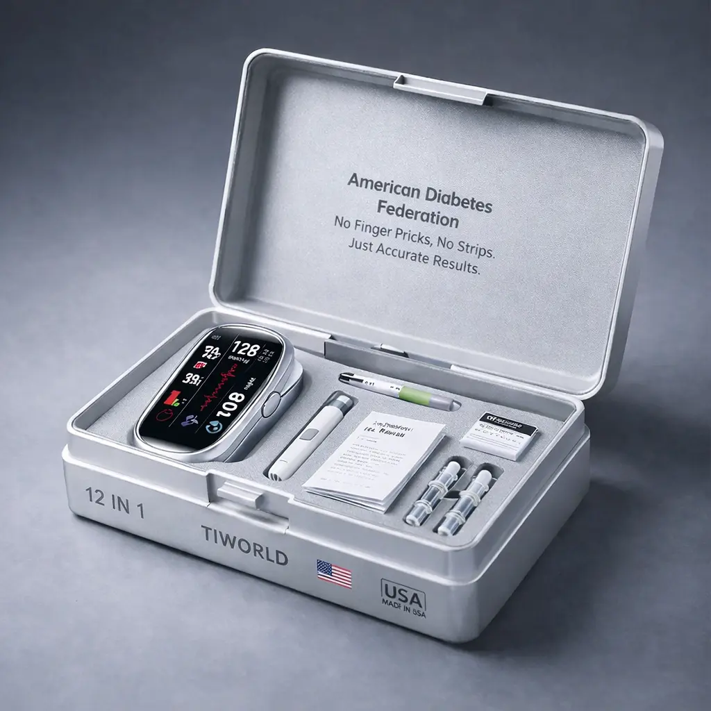 TIWORLD™ ei-invasiivinen verensokerimittari 99,9 %:n tarkkuus - Image 4