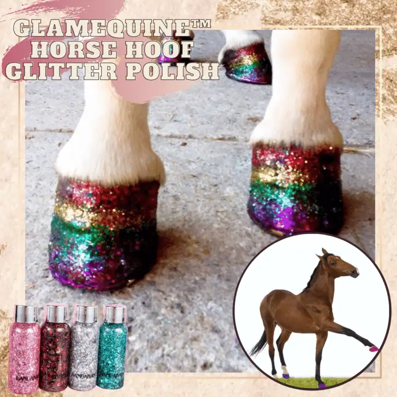 GlamEquine Horse Hoof Glitter Kiillotusaine - Image 2