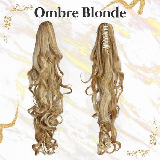 Pump-Hair Clip In Wavy Ponytail - Image 3