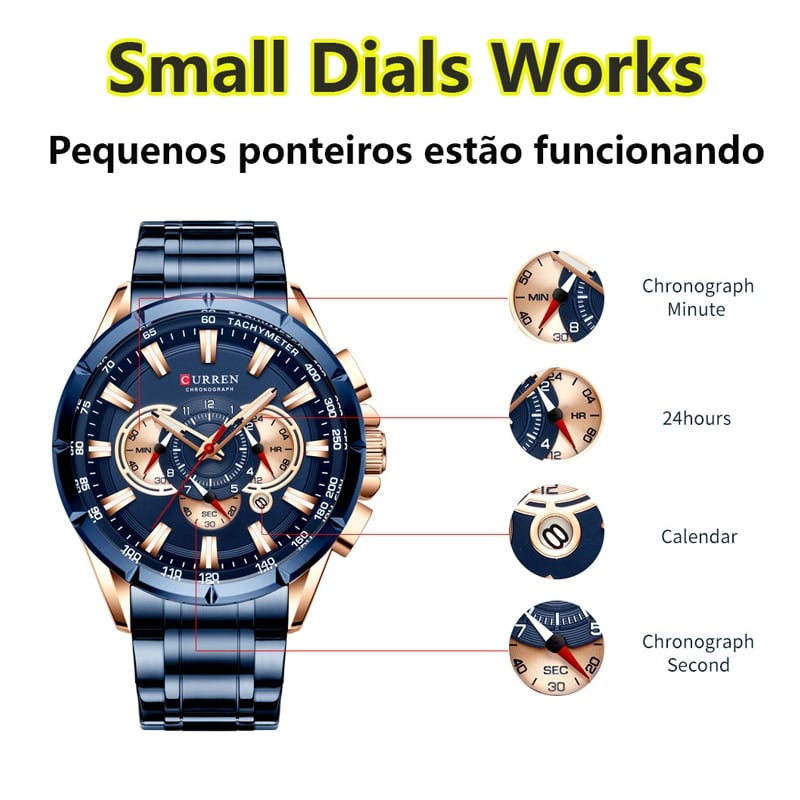 Zen Curren 7757 kronografi - Image 4