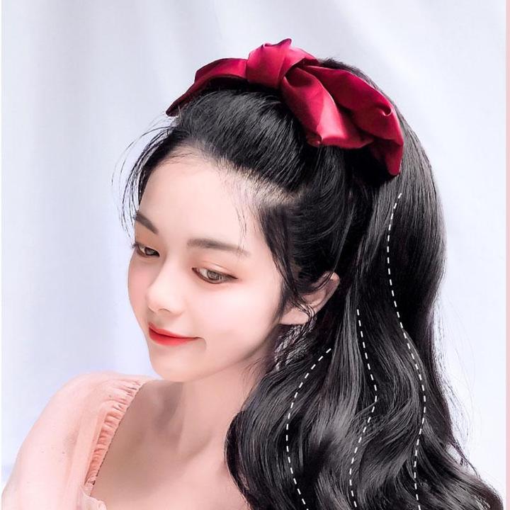 Bowknot Clip-On Ponytail - Image 4