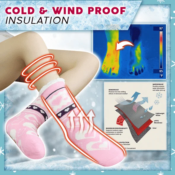 Mukavat Thermal Slipper -sukat - Image 4