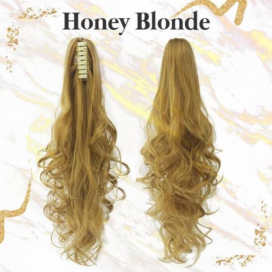 Pump-Hair Clip In Wavy Ponytail - Image 4