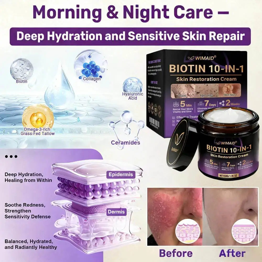 Biotiini 10-in-1 ihoa korjaava voide