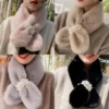Talvi Diamond Faux Fur Wrap huivi
